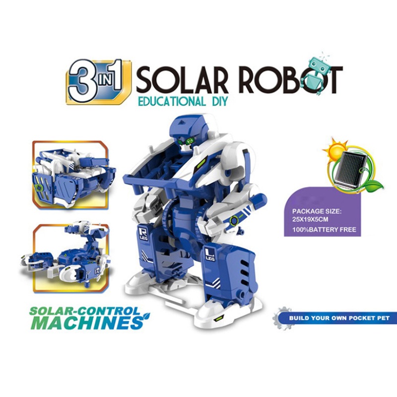 Stem Robotics Kit - Kit de Robot 3 en 1,