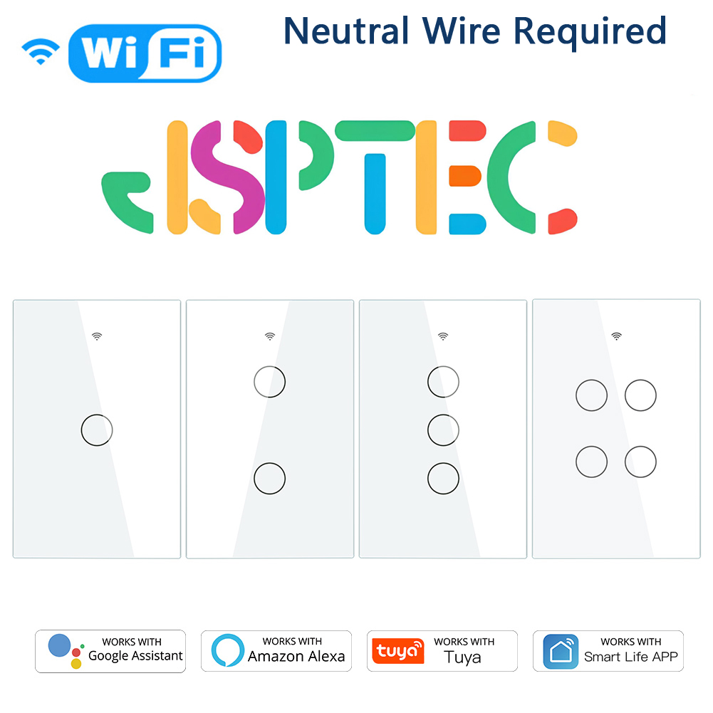 Smart Light Switch Wifi - Tuya US WiFi + interruptores inteligentes
