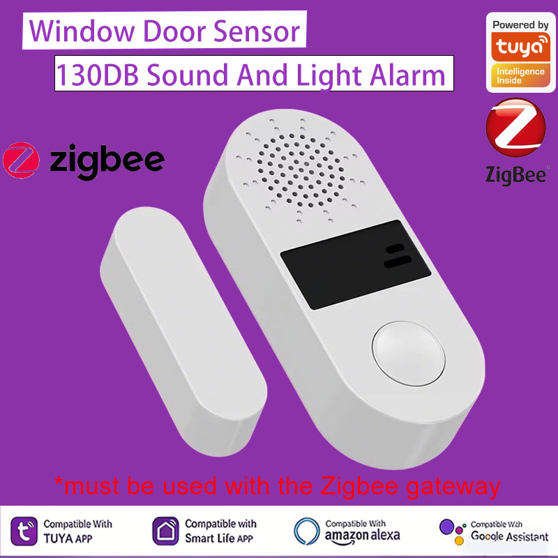 Smart Home Automation Kit - Sensor de Contacto Inalámbrico Tuya Zigbee