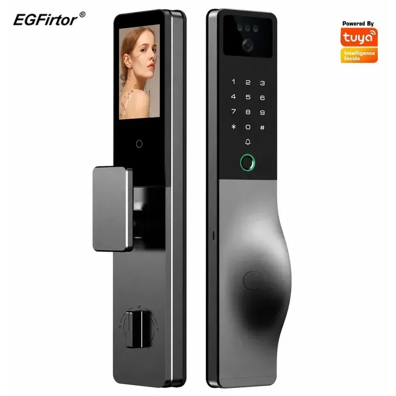 Smart Door Lock Wifi - Cerradura Inteligente con Intercomunicador, Contraseña, Control