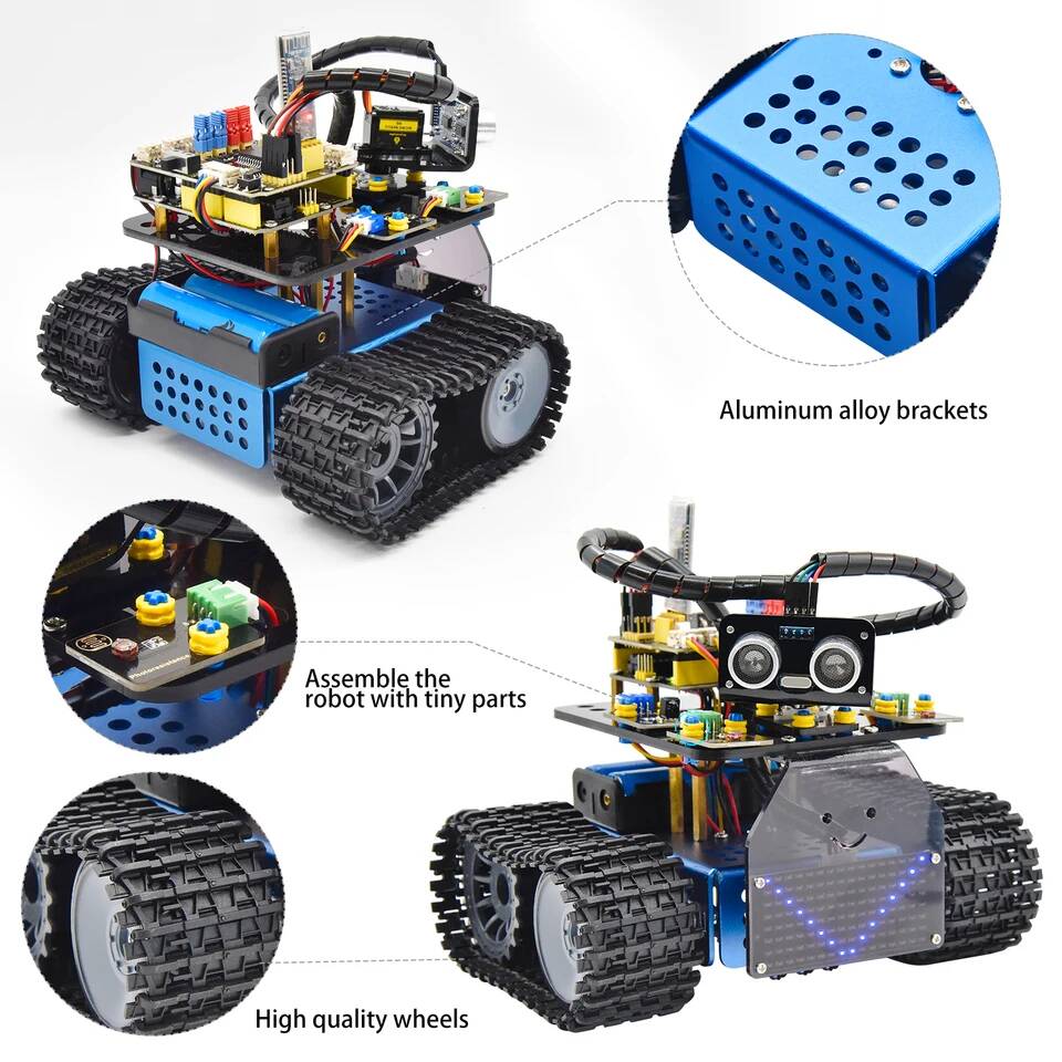 Kit de coche robot inteligente - Stem Robotics Kit reseña y precio