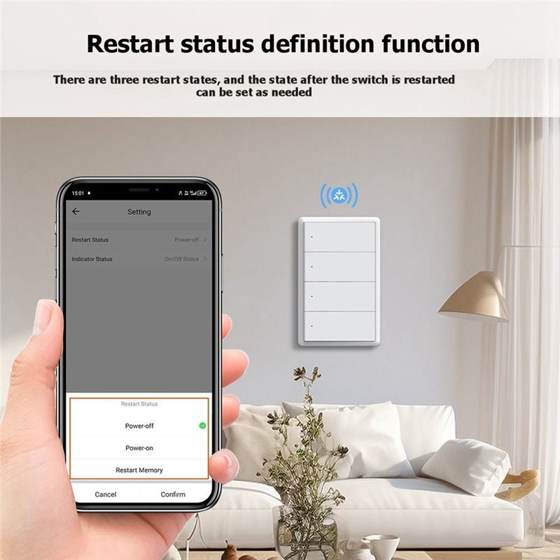 IALJ-Tuya: interruptor de luz  - Smart Light Switch Wifi reseña y precio