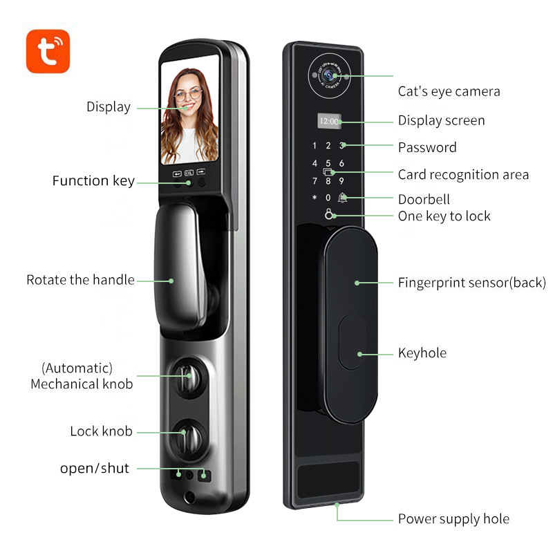 Cerradura automática TUYA Wifi - Smart Door Lock Wifi reseña y precio