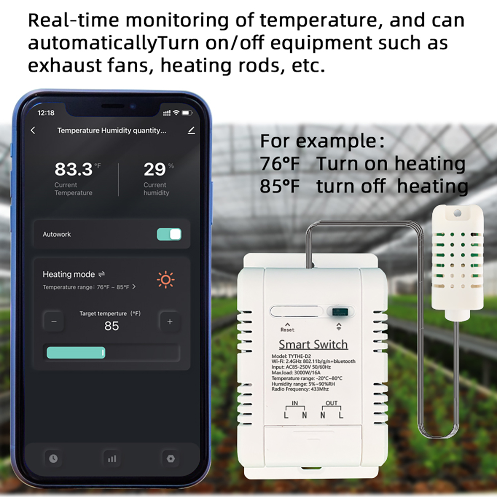 Interruptor de TH-16 WiFi, Con - Wifi Thermostat reseña y precio