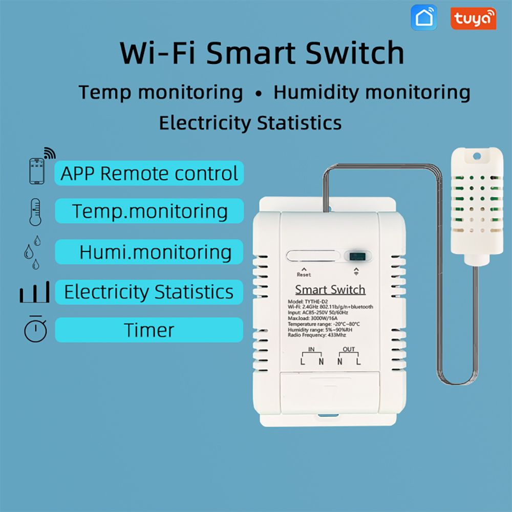 Interruptor de TH-16 WiFi, Con - Wifi Thermostat reseña y precio