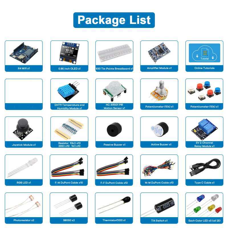 Kit de inicio para el desarrol - Electronics Project Kit reseña y precio