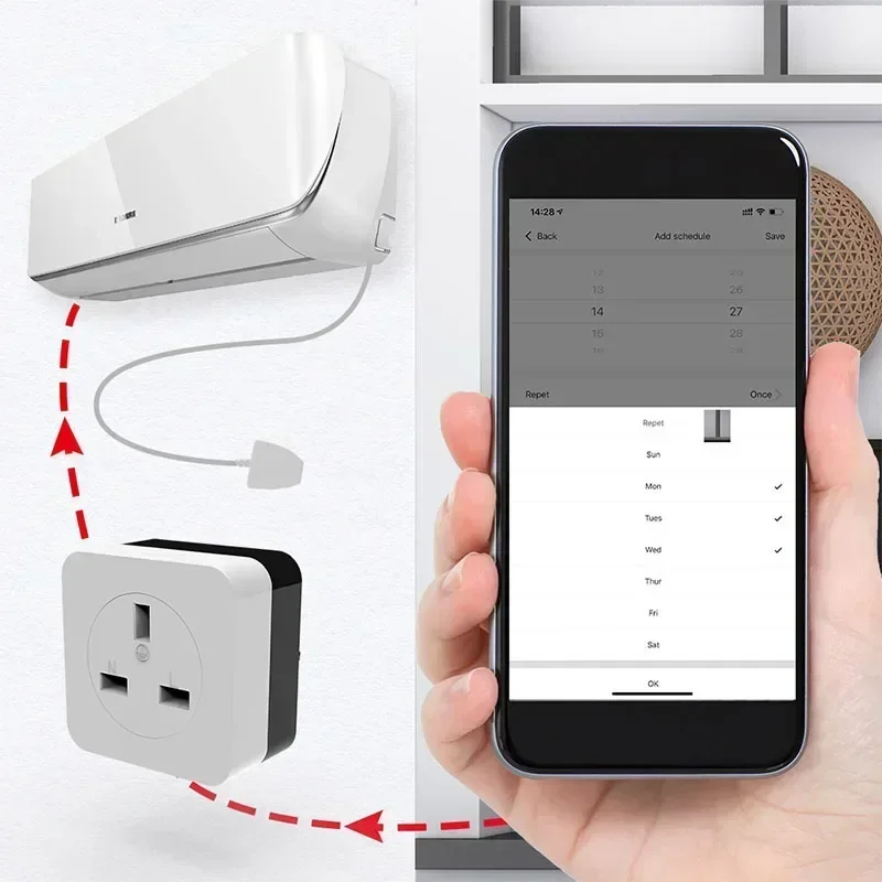 Enchufe DE pared con WiFi para - Wifi Smart Plug reseña y precio