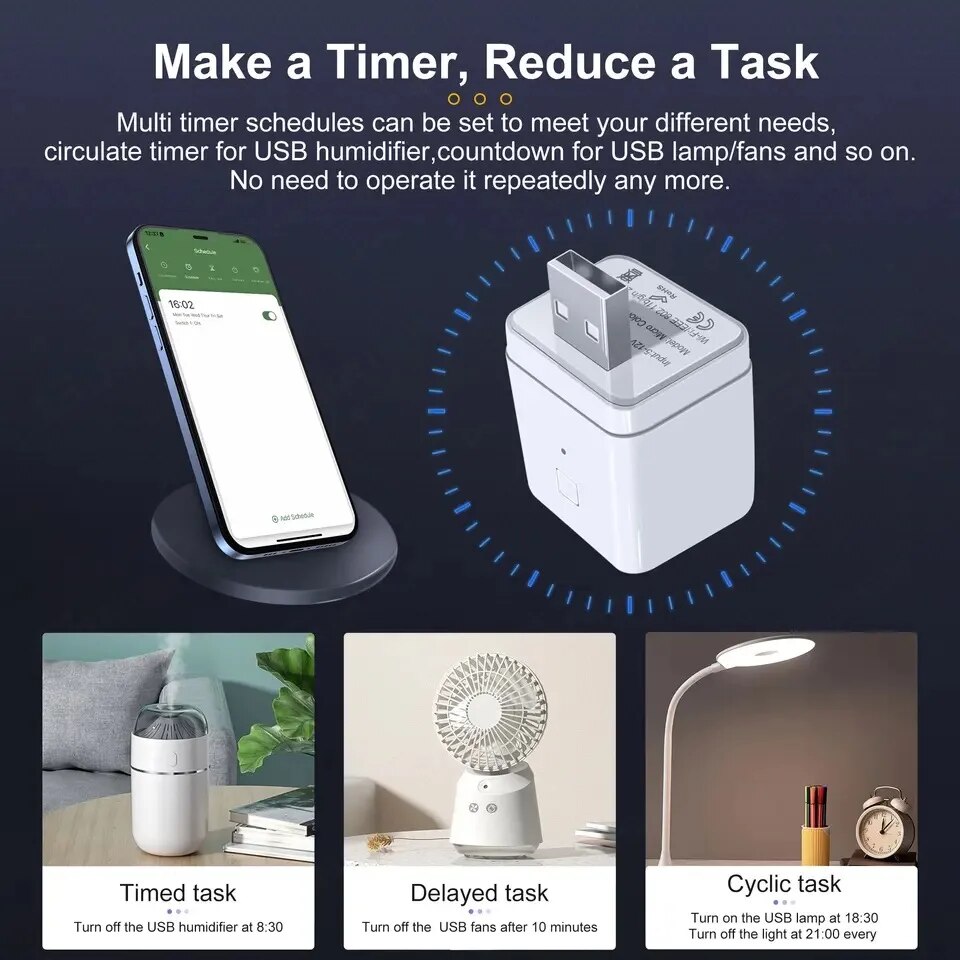 Adaptador USB inteligente de 5 - Smart Home Automation Kit reseña y precio
