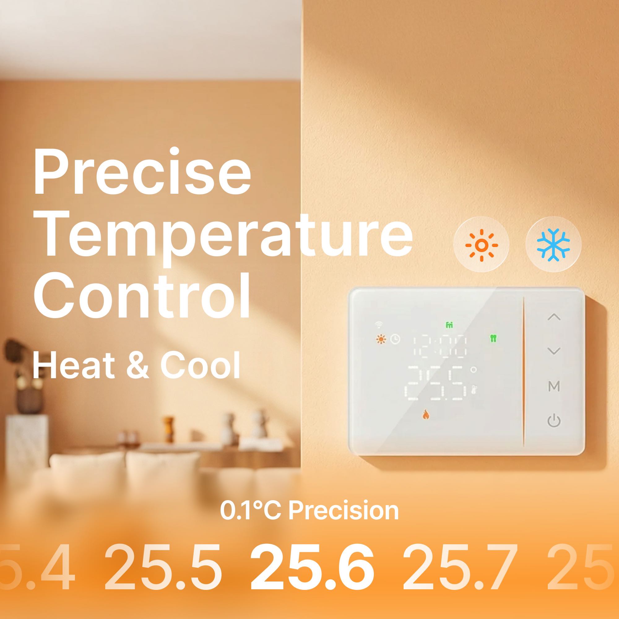 Termostato inteligente Tuya co - Wifi Thermostat reseña y precio