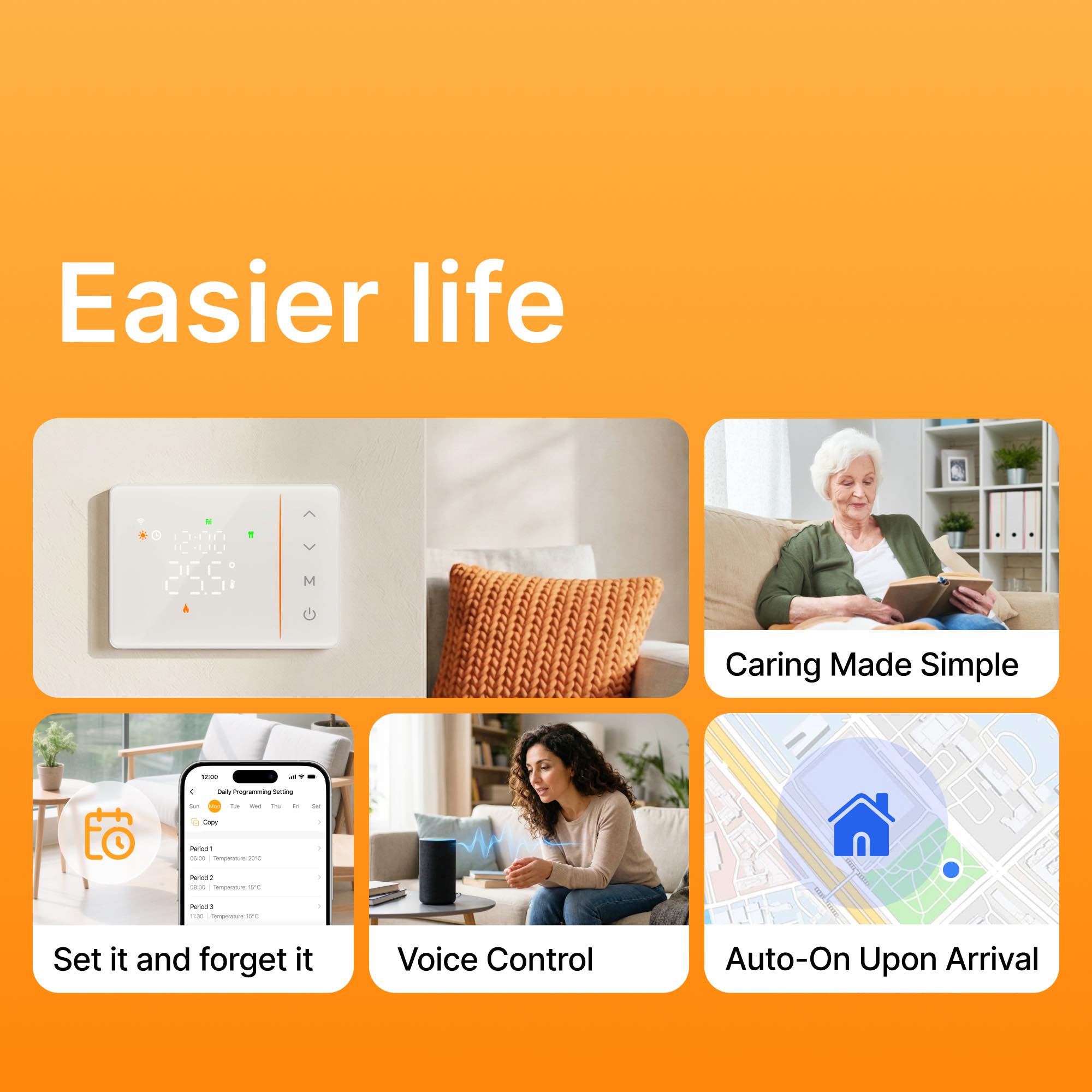 Termostato inteligente Tuya co - Wifi Thermostat reseña y precio