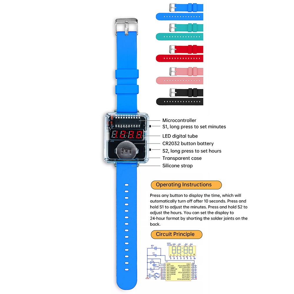 Kit de reloj electrónico DIY,  - Esp32 Smart Home Kit reseña y precio